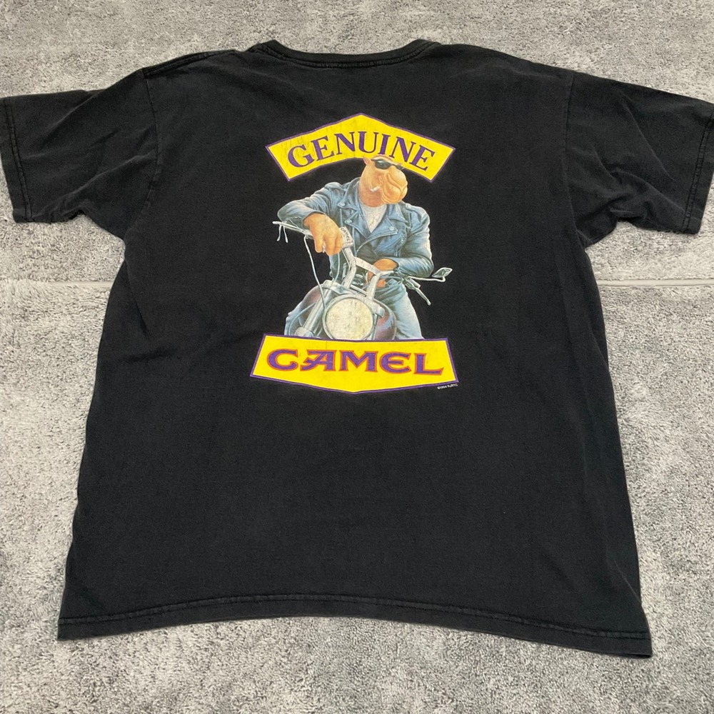 VTG '94 Camel Biker Genuine Pocket Tee   Single Stitch Front Pocket XL USA NEW